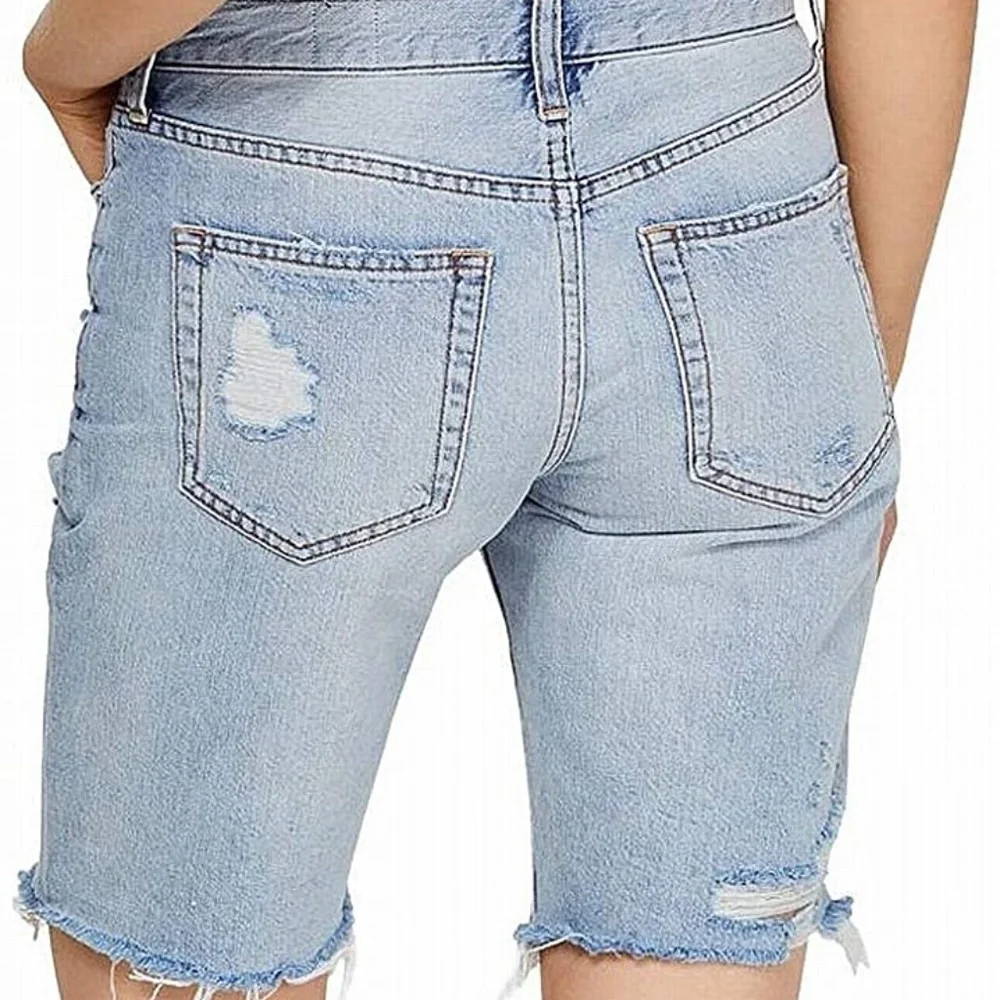 NEW We The Free People Jeans Caroline Jam Session Denim Shorts